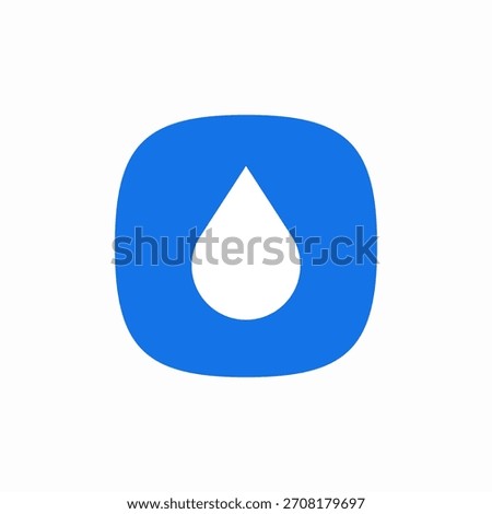 water drop icon sign vector