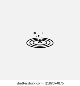Water drop icon sign vector,Symbol, logo illustration for web and mobile