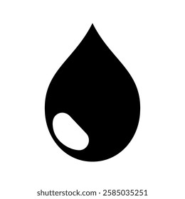 water drop icon. simple icon of water drop.