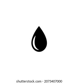Icono de gota de agua. diseño simple editable. vector de plantilla de diseño

