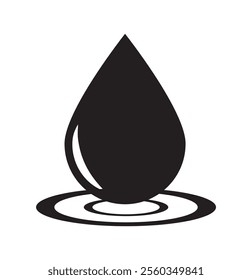
Water Drop Icon: A simple yet powerful icon depicting a water drop, symbolizing purity, freshness, and hydration. Ideal for websites, apps, and branding related to water, nature, and health. eps 10.