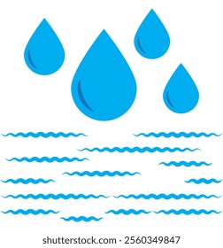 
Water Drop Icon: A simple yet powerful icon depicting a water drop, symbolizing purity, freshness, and hydration. Ideal for websites, apps, and branding related to water, nature, and health. eps 10.