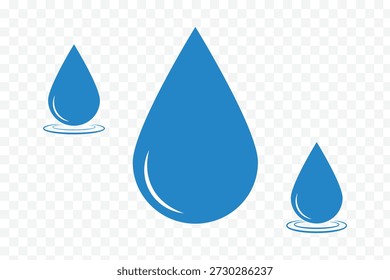 Water drop icon symbol in thin line, outline and stroke style for apps. Black Teardrop Droplet Vector Icon. Raindrops icon. Vector illustration, flat and stroke. Blood drops icon on white background.
