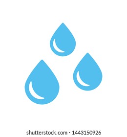 Water drop icon symbol vector