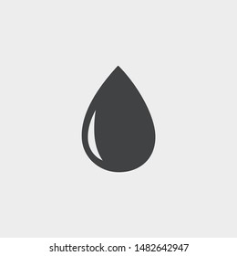 water drop icon symbol vector