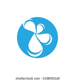Water drop icon and symbol vector template