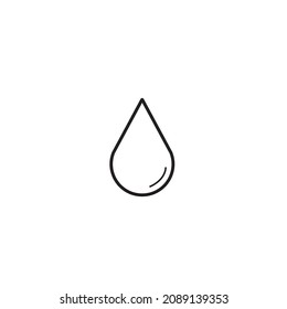 water drop icon symbol vector illustration.