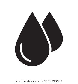 Water drop icon in trendy flat style design. Vector graphic illustration. Suitable for website design, logo, app, and ui. EPS 10.
