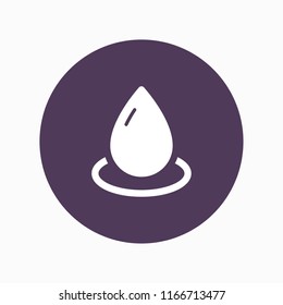 water drop icon vector