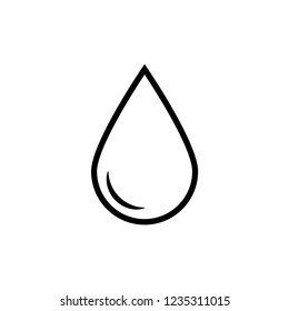 water drop icon vector