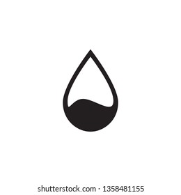 water drop icon vector