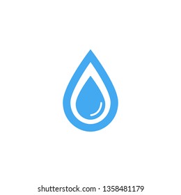 water drop icon vector