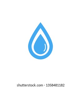 water drop icon vector