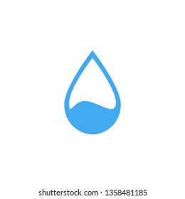 water drop icon vector