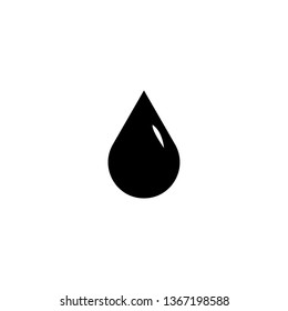 Water drop icon vector
