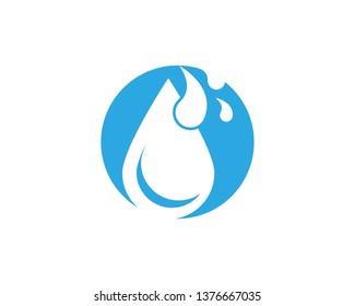 Water drop icon vector