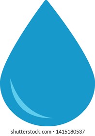 water drop Icon. vector icon of water