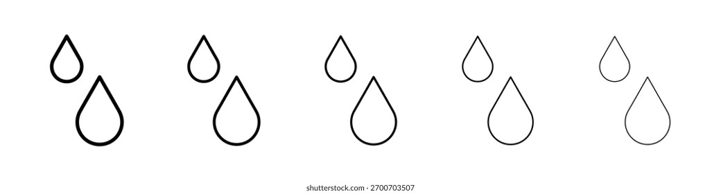 Icono de gota de agua Arte vectorial Ilustración