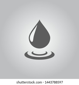 water drop icon vector design illustration