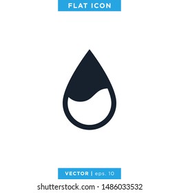 Water Drop Icon Vector Design Template