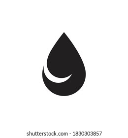 water drop icon vector design illustration natural