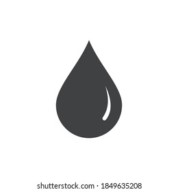 water drop icon vector design illustration natural