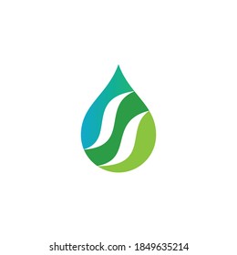 ilustración de diseño de vector de caída de agua
