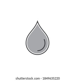 ilustración de diseño de vector de caída de agua