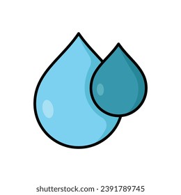 water drop icon vector design template simple and clean
