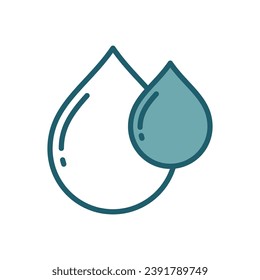 water drop icon vector design template simple and clean