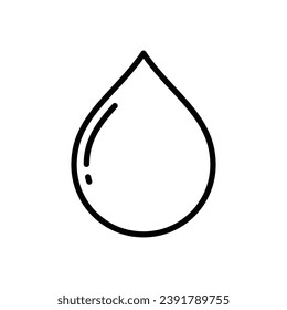 water drop icon vector design template simple and clean