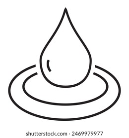 water drop icon vector design

