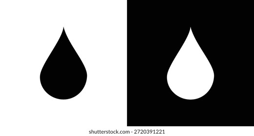 Icono de gota de agua elemento de diseño de Vector Vector eps 10