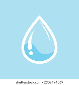 water drop icon vector element design template web