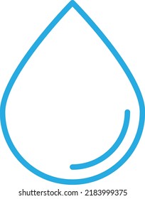 Icono de caída de agua eps 10 . Icono de caída de lluvia