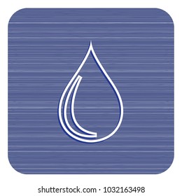 Water drop icon. Vector illustration