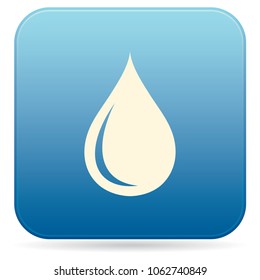 Water drop icon. Vector illustration

