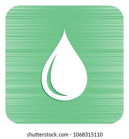 Water drop icon. Vector illustration