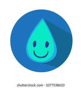 Water drop icon Vector illustration