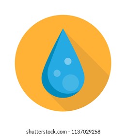 Water drop icon. Vector illustration.