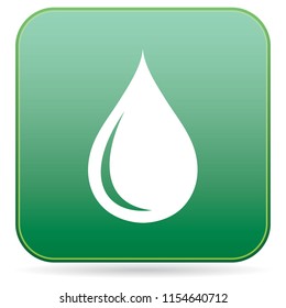Water drop icon. Vector illustration