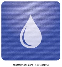 Water drop icon. Vector illustration