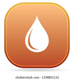 Water drop icon. Vector illustration

