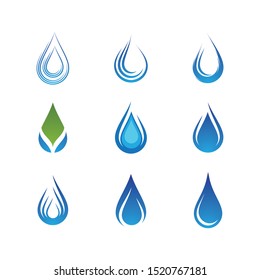Water drop icon vector illustration