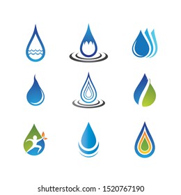 Water drop icon vector illustration