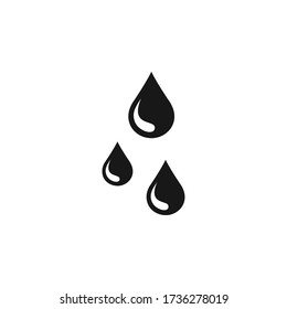 Water drop icon vector illustration