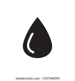 Water Drop Icon Vector Illustration