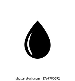Icono de gota de agua. Ilustración del vector