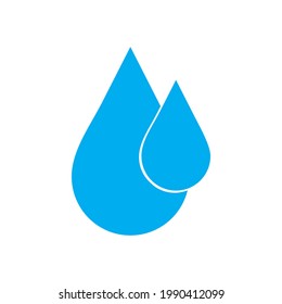 water drop icon vector illustration sign