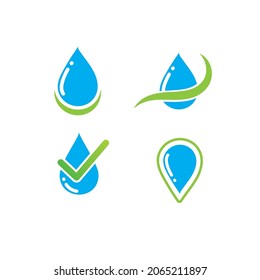 water drop icon  vector illustration design template